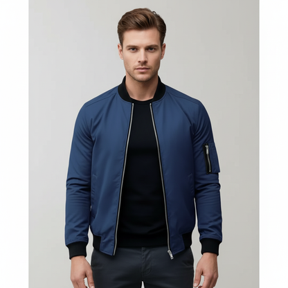 SLIM BOMBER JACKET FOR MEN