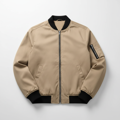 SLIM BOMBER JACKET FOR MEN