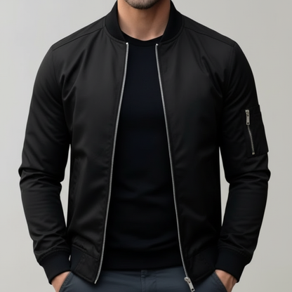 SLIM BOMBER JACKET FOR MEN