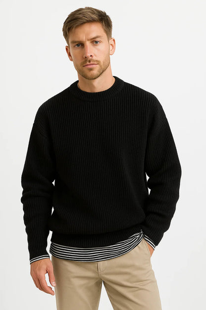 OVERSIZED RIBBED SWEATER FOR MEN