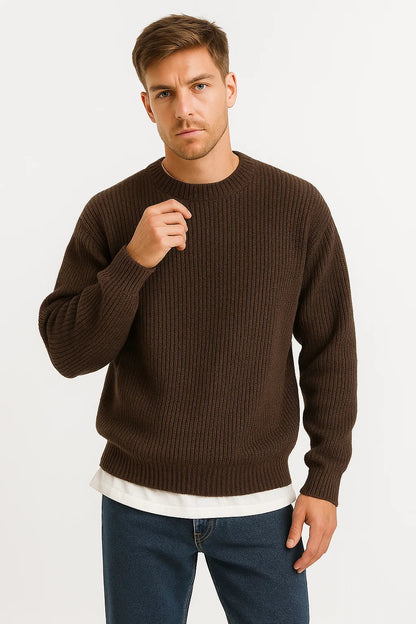 OVERSIZED RIBBED SWEATER FOR MEN