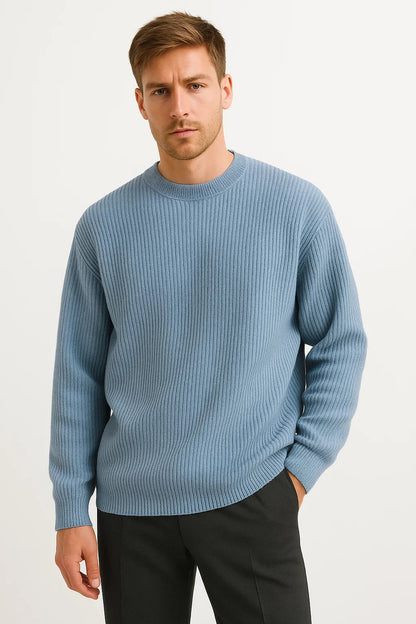 OVERSIZED RIBBED SWEATER FOR MEN