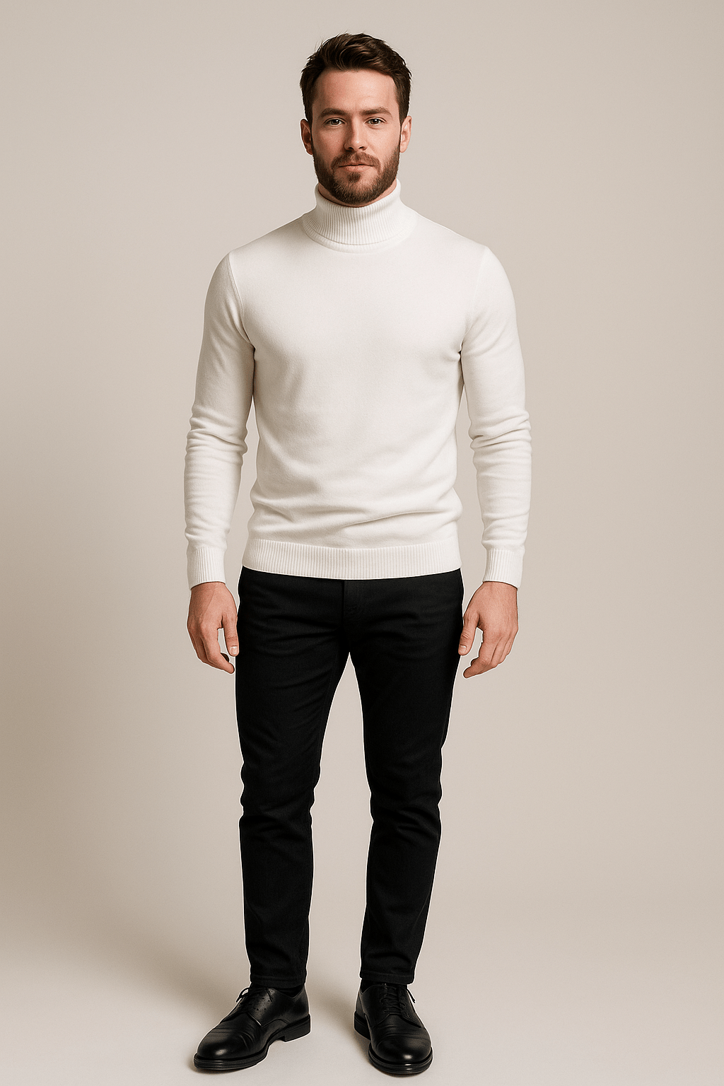 SLIM TURTLENECK SWEATER FOR MEN