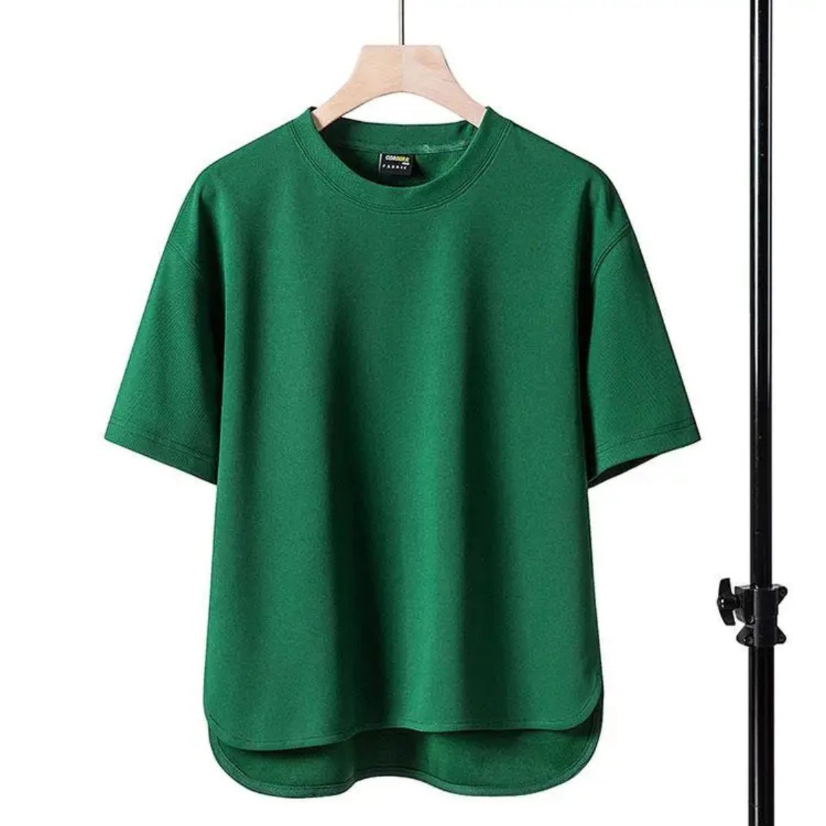OVERSIZED CURVED HEM T-SHIRT FOR MEN