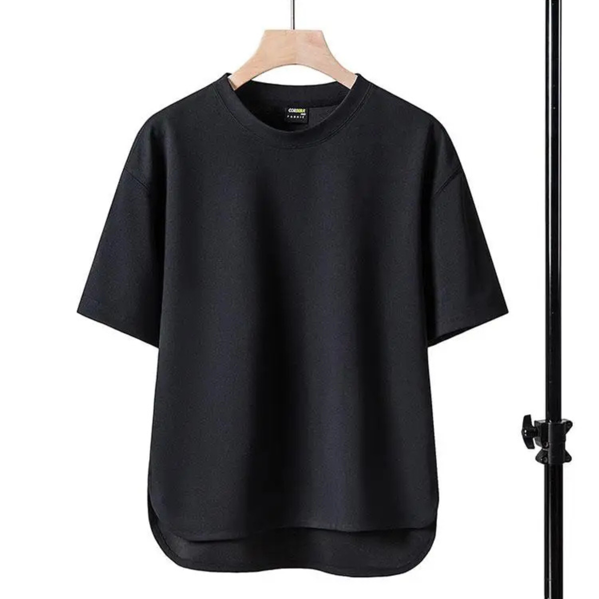 OVERSIZED CURVED HEM T-SHIRT FOR MEN