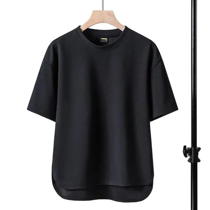 OVERSIZED CURVED HEM T-SHIRT FOR MEN