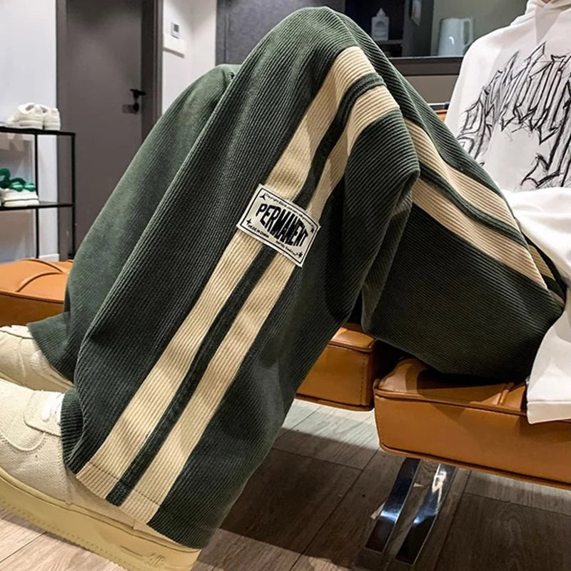 CORDUROY STRIPE PANTS FOR MEN