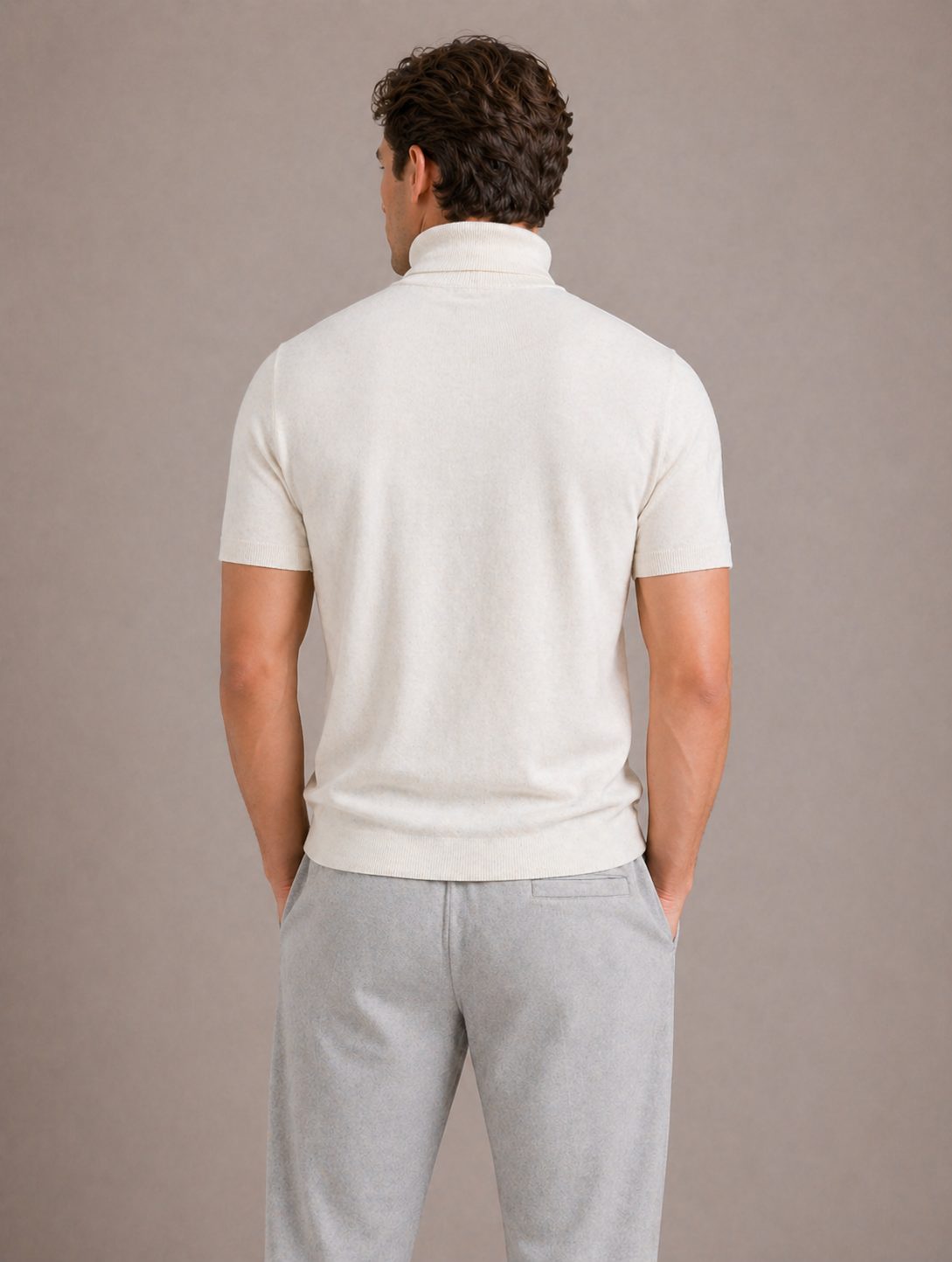 TURTLENECK T-SHIRT FOR MEN