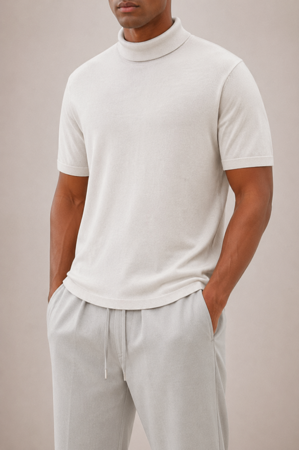 TURTLENECK T-SHIRT FOR MEN