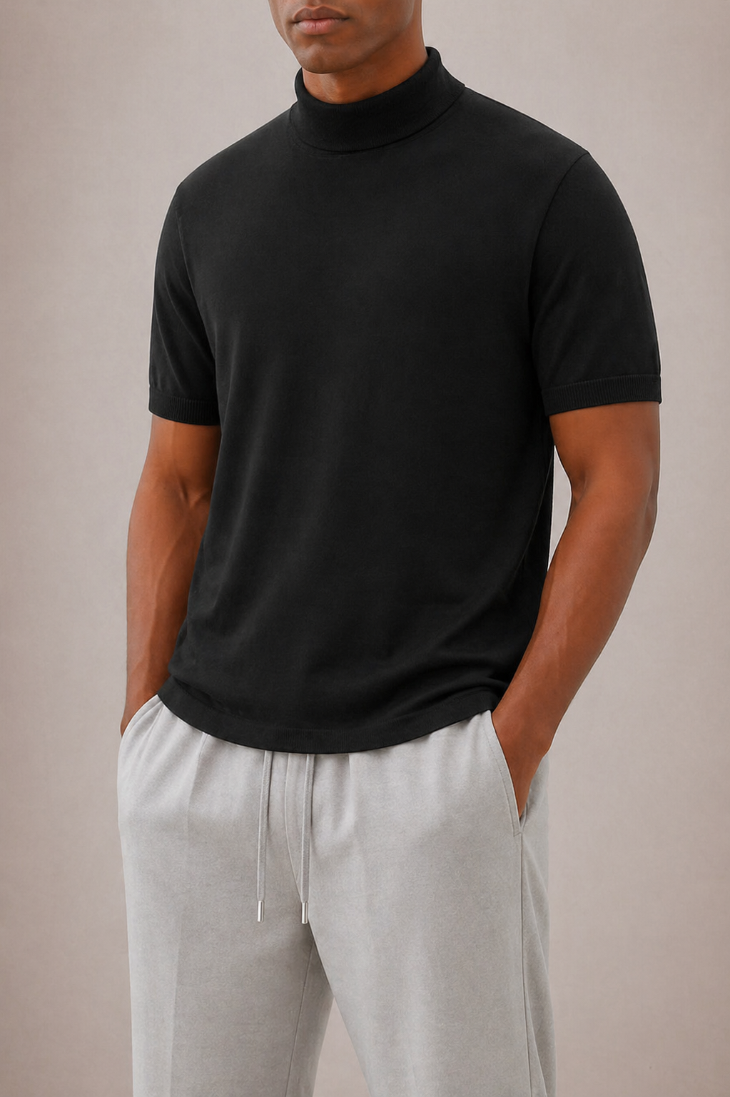 TURTLENECK T-SHIRT FOR MEN