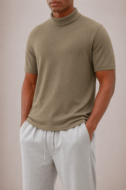 TURTLENECK T-SHIRT FOR MEN