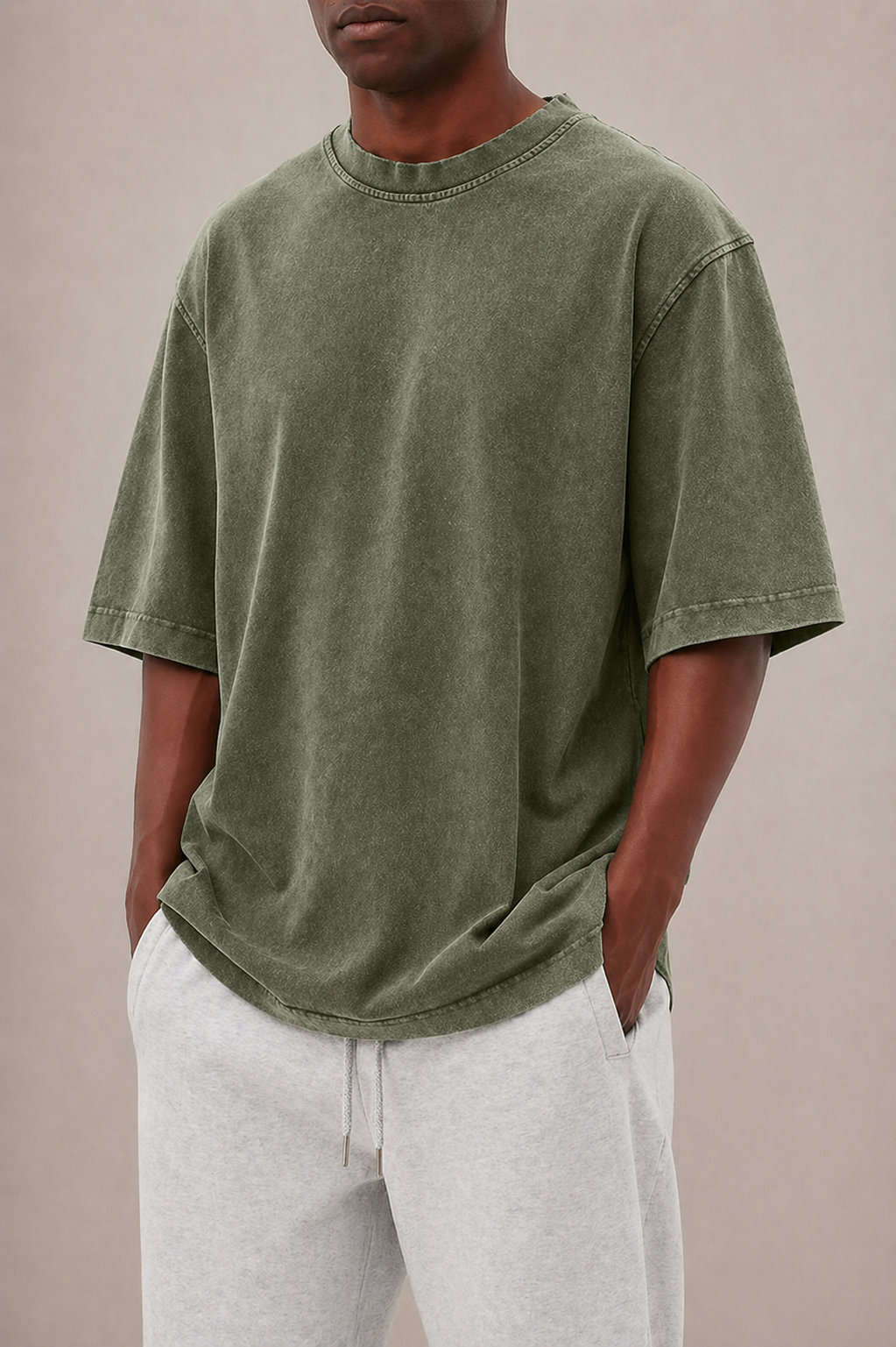 WASHED T-SHIRT FOR MEN
