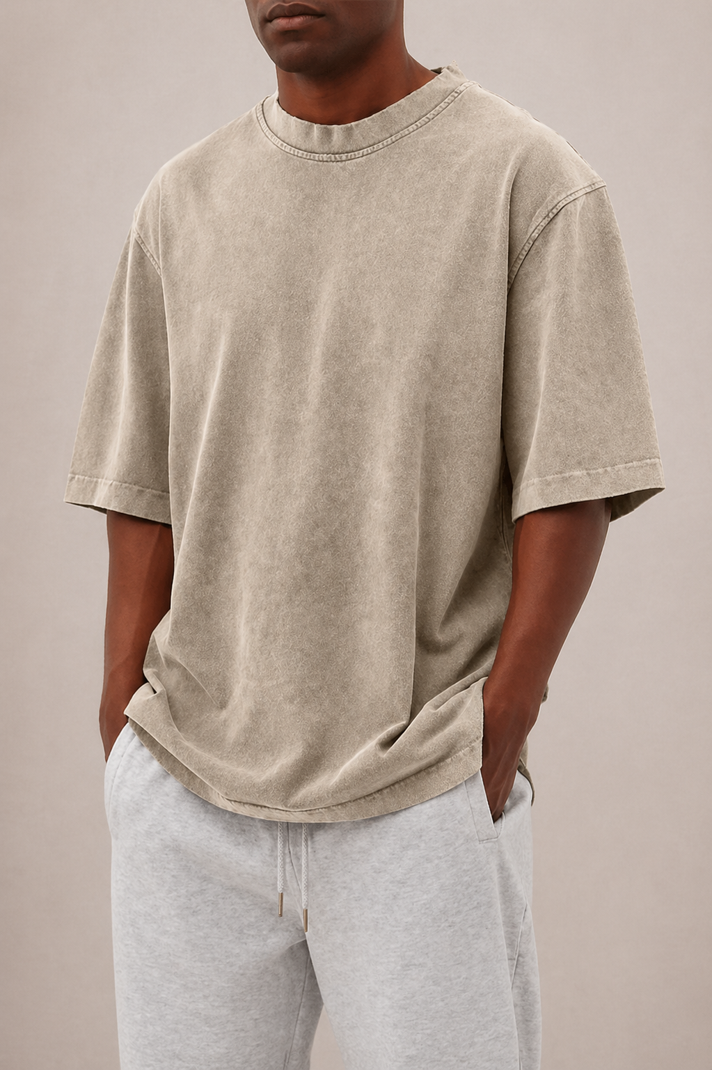 WASHED T-SHIRT FOR MEN