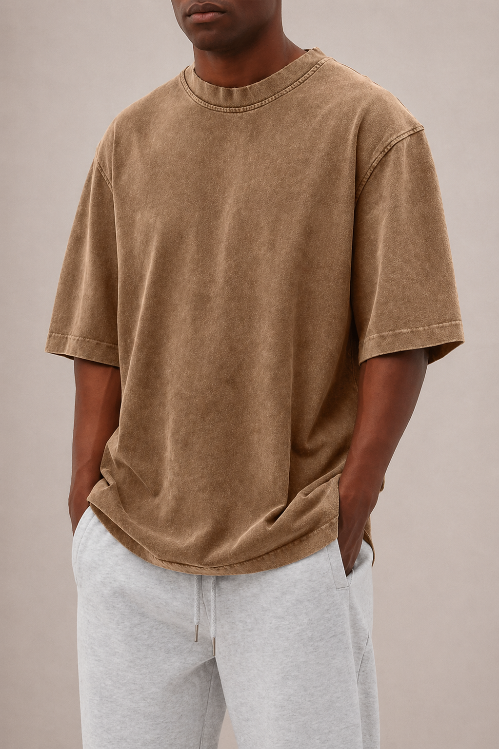 WASHED T-SHIRT FOR MEN