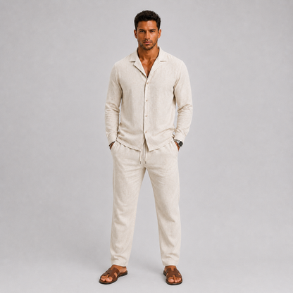 LINEN TWO PIECE SET FOR MEN