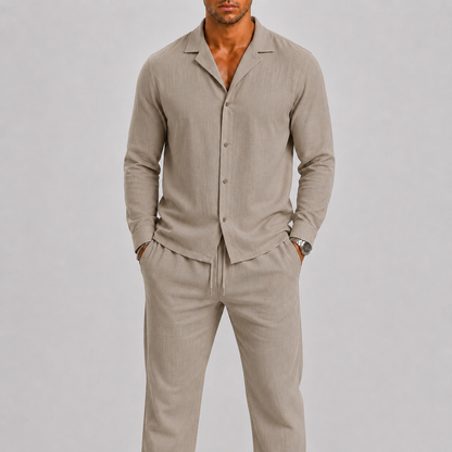 LINEN TWO PIECE SET FOR MEN