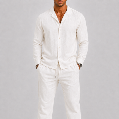 LINEN TWO PIECE SET FOR MEN