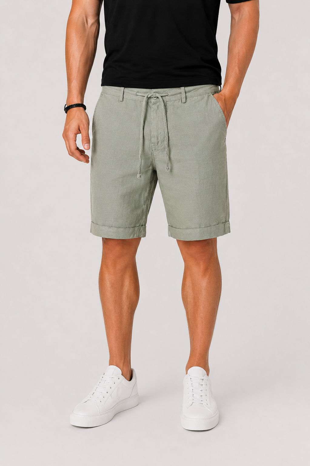 LINEN SHORTS FOR MEN