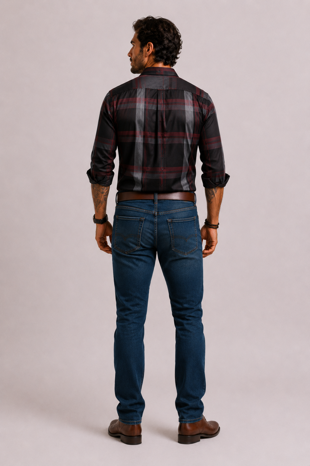 CHECKERED SHIRT FOR MEN