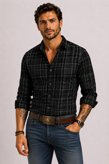 CHECKERED SHIRT FOR MEN