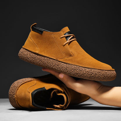 MID-TOP LACE-UP SHOES FOR MEN