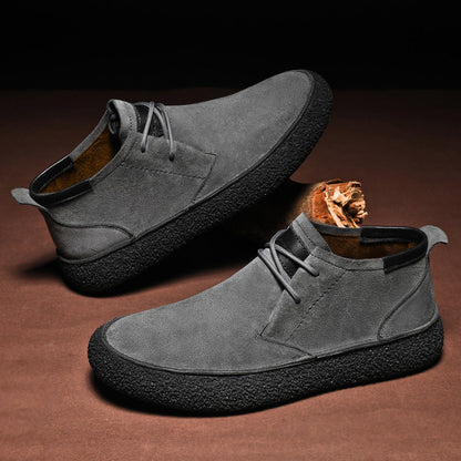 MID-TOP LACE-UP SHOES FOR MEN