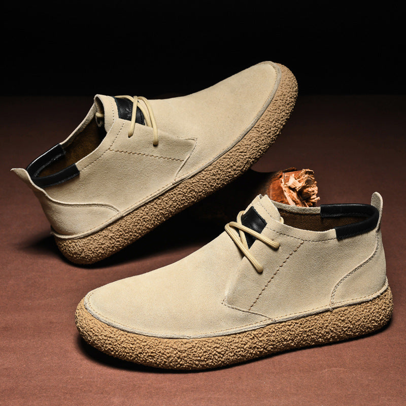 MID-TOP LACE-UP SHOES FOR MEN