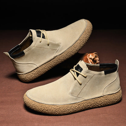 MID-TOP LACE-UP SHOES FOR MEN