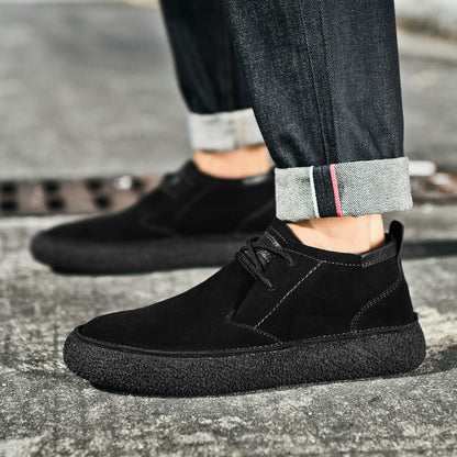 MID-TOP LACE-UP SHOES FOR MEN