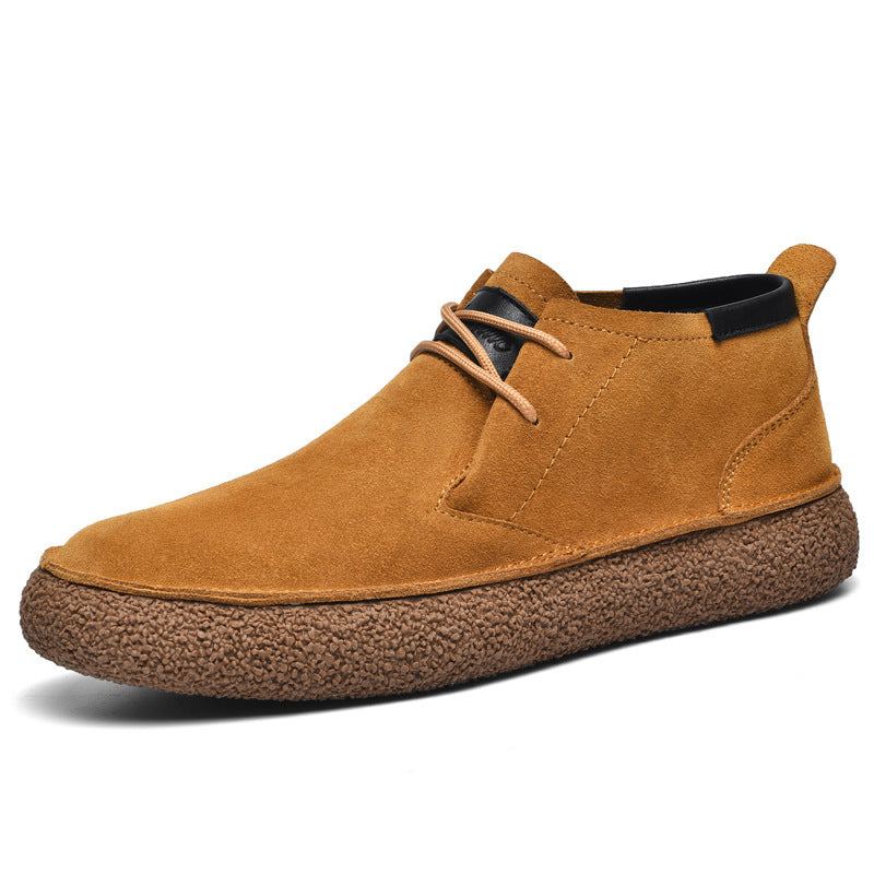 MID-TOP LACE-UP SHOES FOR MEN