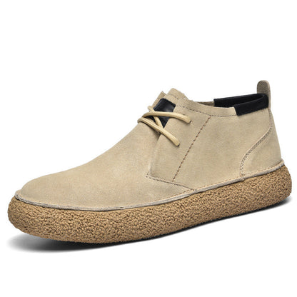 MID-TOP LACE-UP SHOES FOR MEN