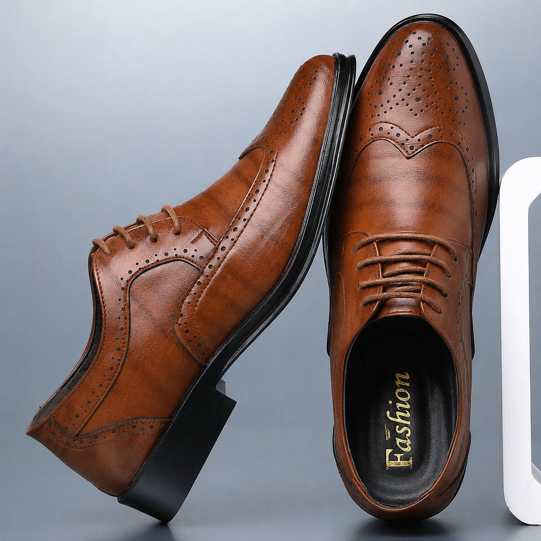 BROGUE OXFORD SHOES FOR MEN