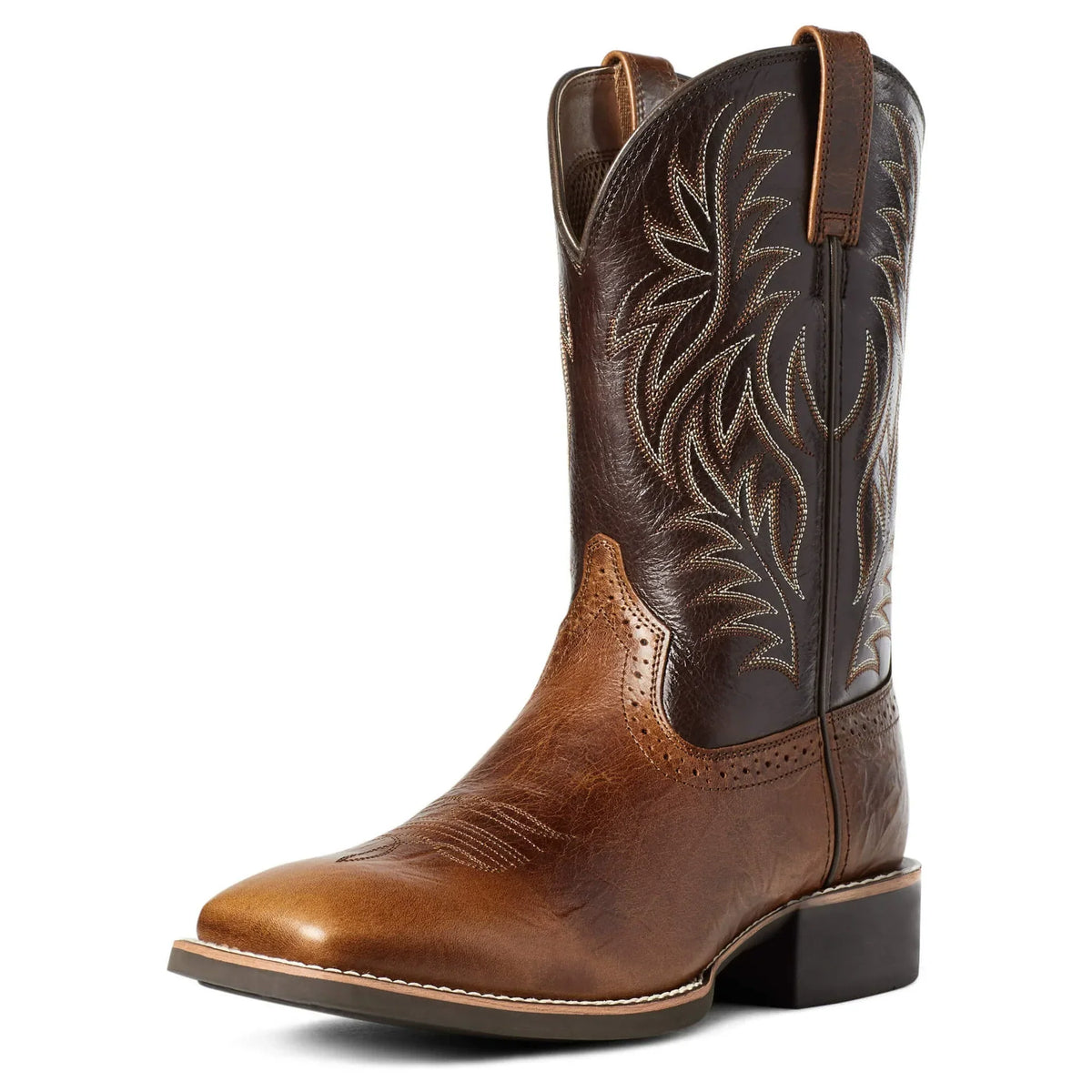 EMBROIDERED MID-CALF BOOTS FOR MEN