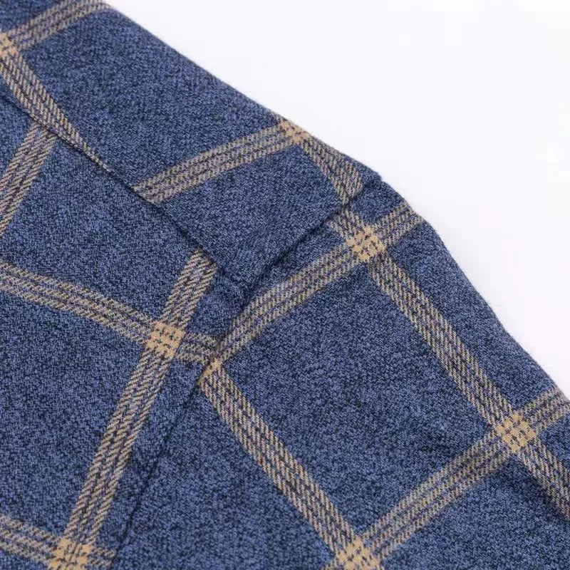 CHECKED BUTTON-DOWN SHIRT FOR MEN