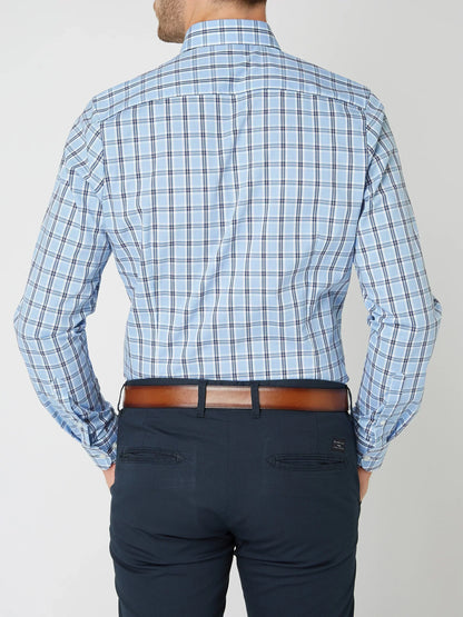CHECKED BUTTON-DOWN SHIRT FOR MEN