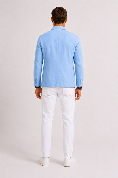 LINEN-BLEND SUMMER BLAZER FOR MEN