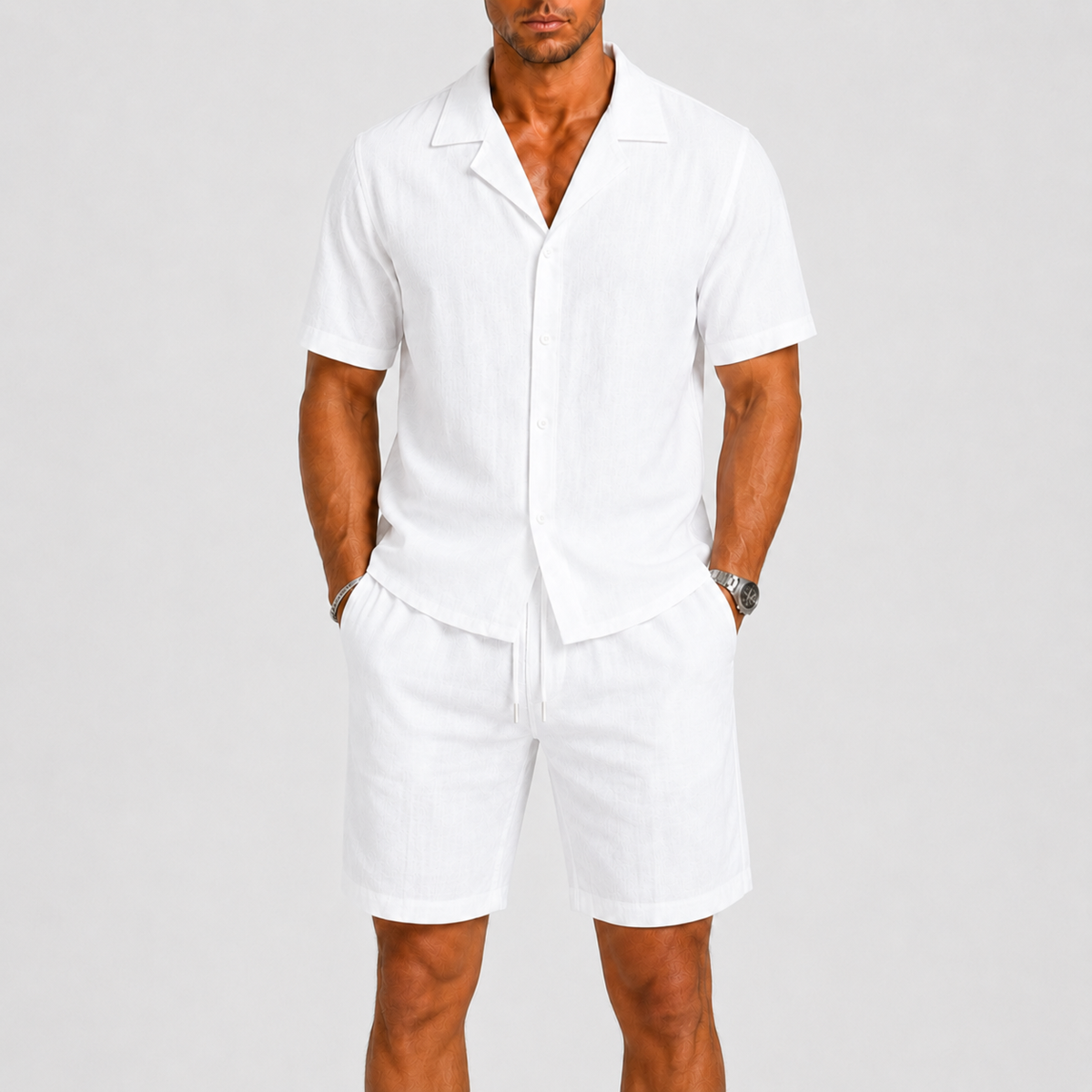 MEN’S LINEN SUMMER SET
