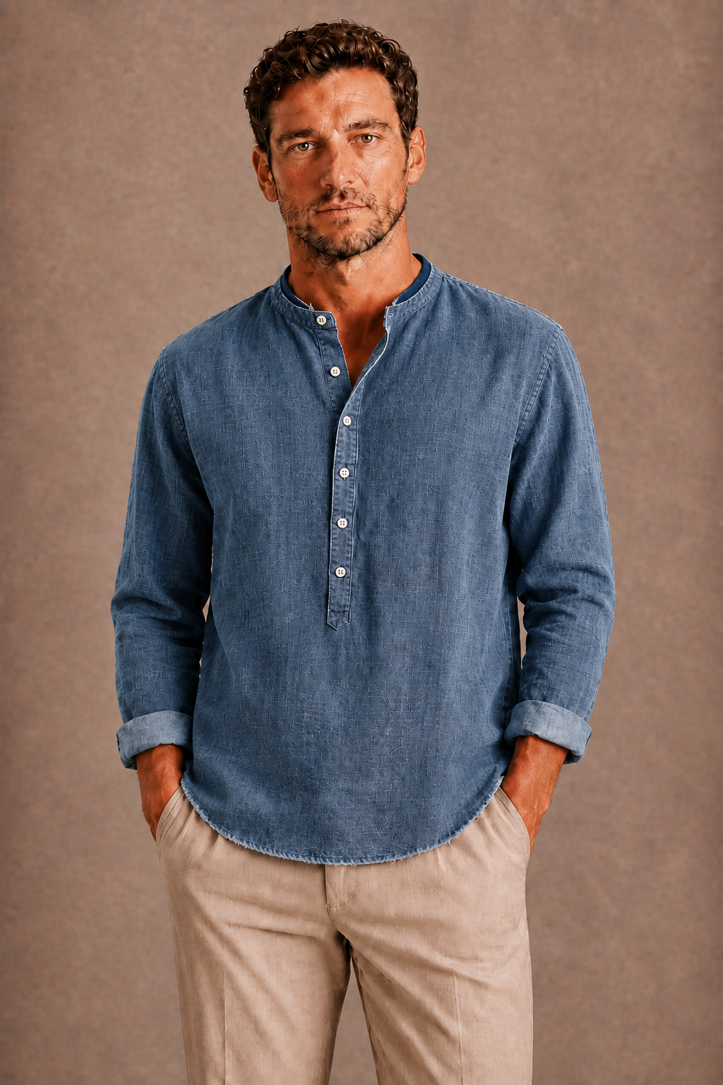 MEN’S HENLEY SHIRT FOR MEN