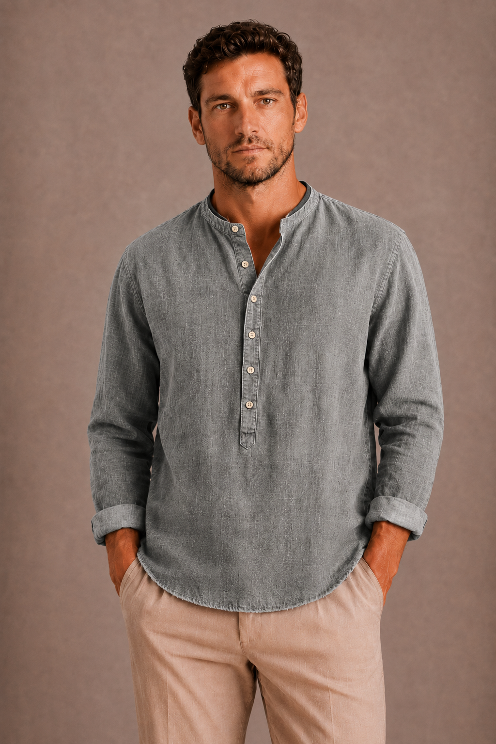 MEN’S HENLEY SHIRT FOR MEN