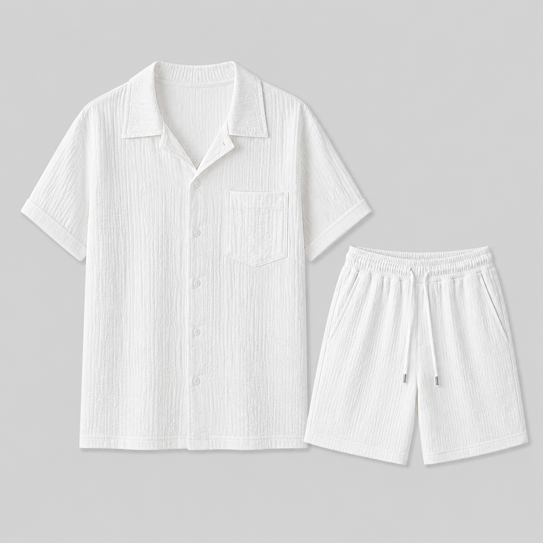 MEN’S SUMMER SET WITH SHORTS AND SHIRT