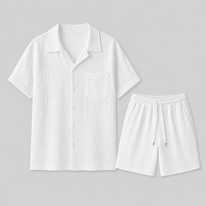 MEN’S SUMMER SET WITH SHORTS AND SHIRT