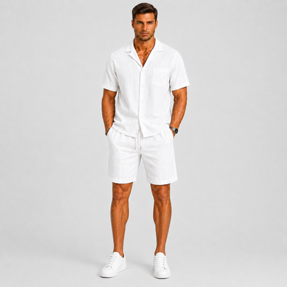 MEN’S SUMMER SET WITH SHORTS AND SHIRT