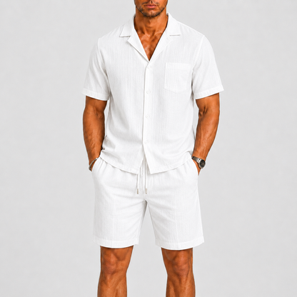 MEN’S SUMMER SET WITH SHORTS AND SHIRT