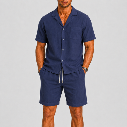 MEN’S SUMMER SET WITH SHORTS AND SHIRT