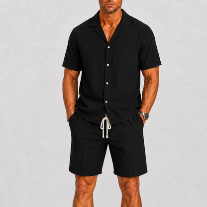 MEN’S SUMMER SET WITH SHORTS AND SHIRT