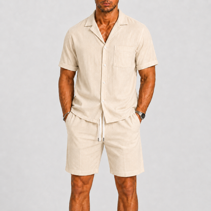 MEN’S SUMMER SET WITH SHORTS AND SHIRT