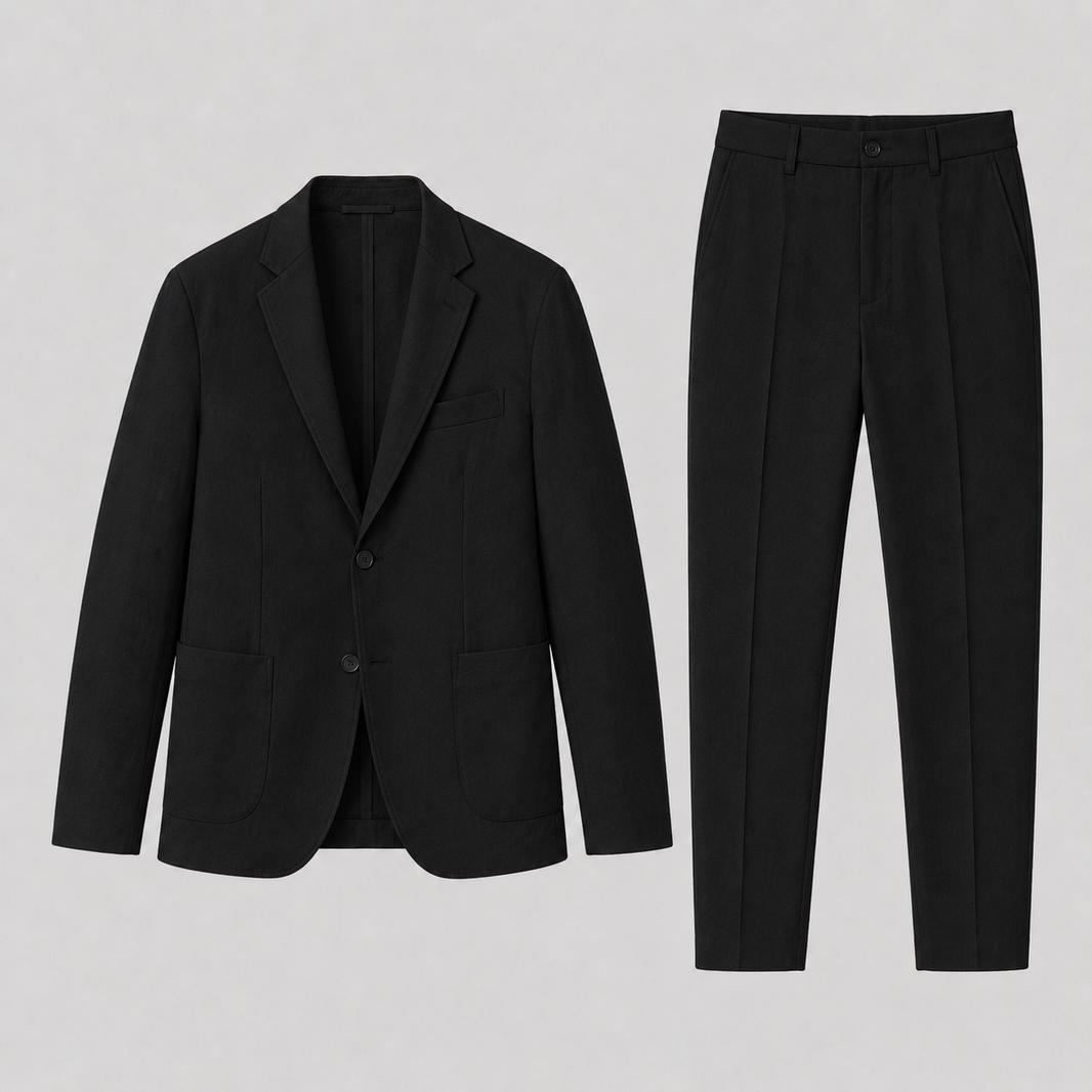 MEN’S TWO-PIECE BLAZER AND TROUSERS SET