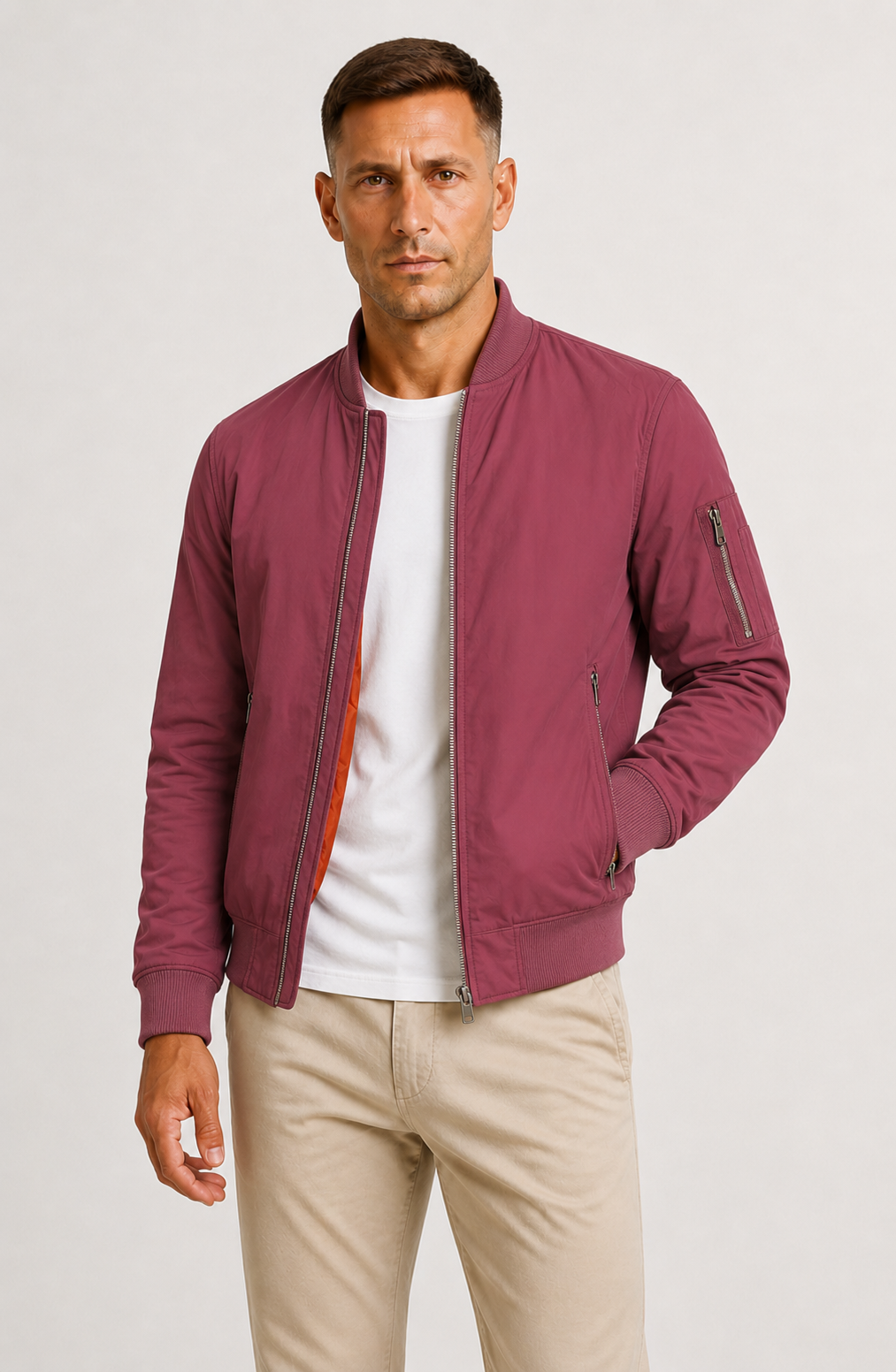 MEN’S OVERSIZED BOMBER JACKET