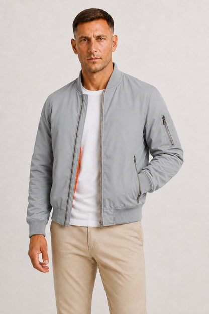 MEN’S OVERSIZED BOMBER JACKET
