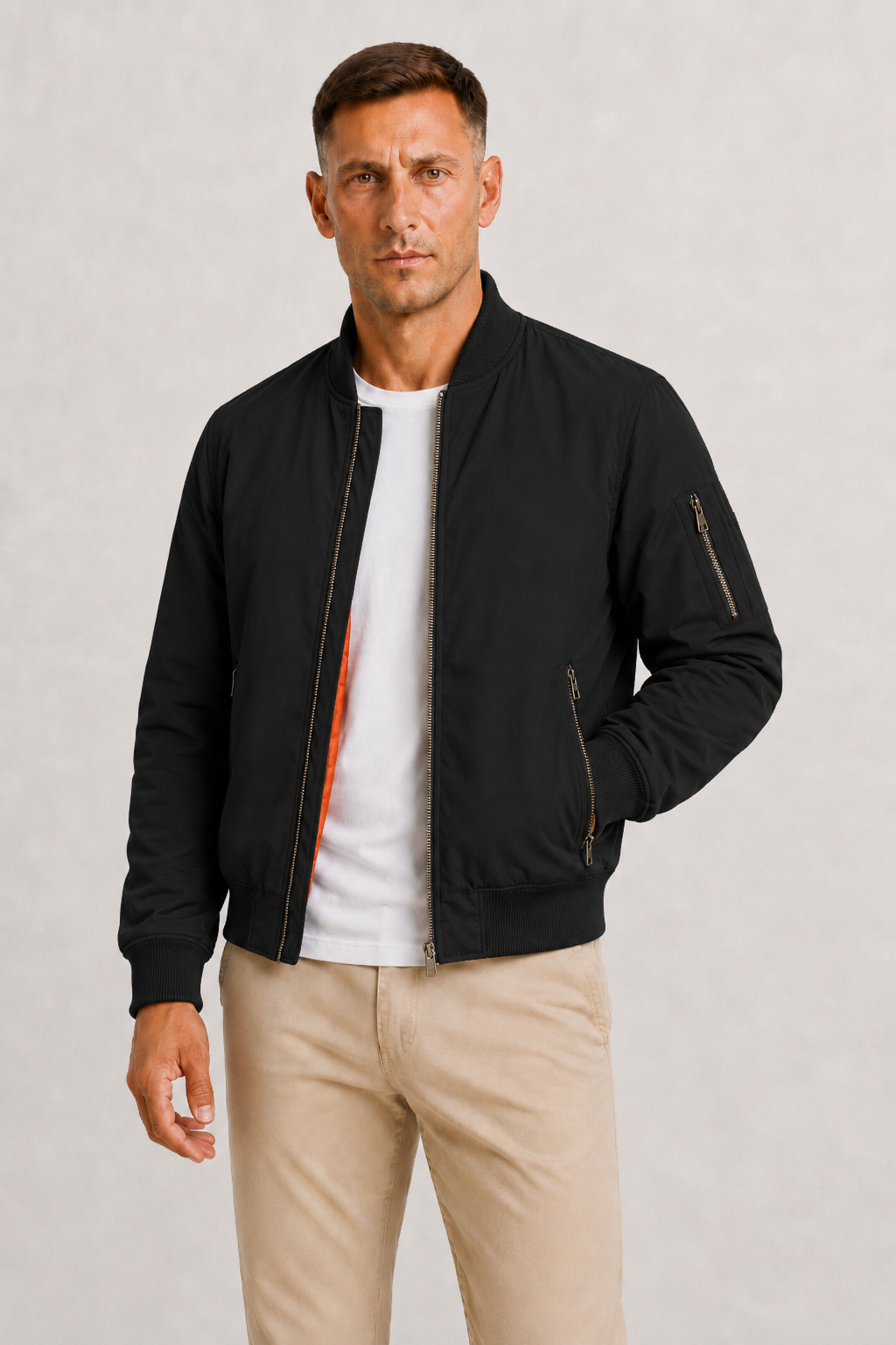 MEN’S OVERSIZED BOMBER JACKET